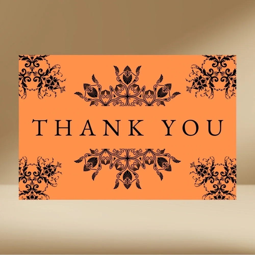 Set of 10 Halloween Thank You Cards